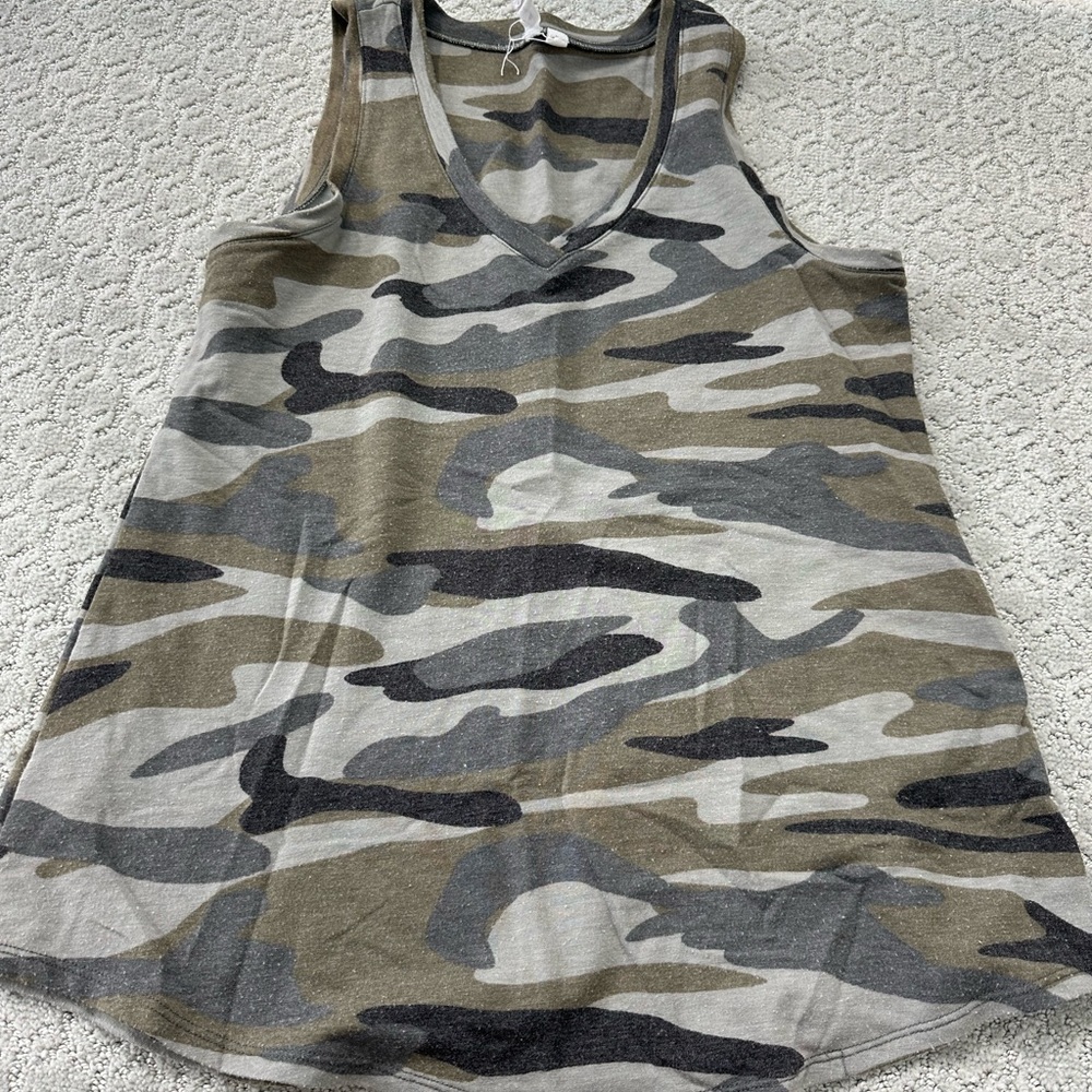 Camo tank top